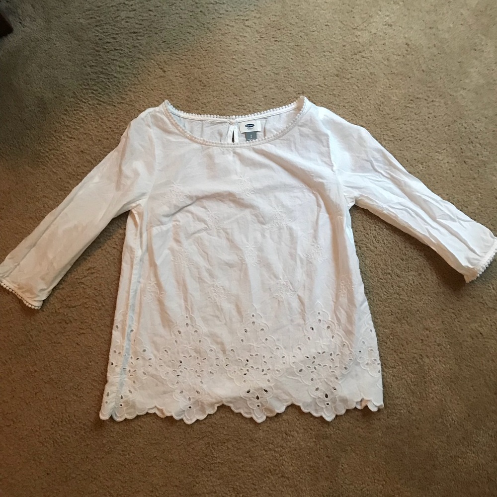 Old Navy white shirt S